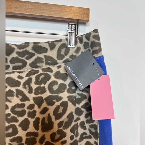 Grayson Threads Animal Print Cheetah Sweatpants - Picture 3 of 4